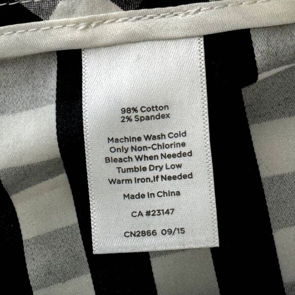 Talbots Gingham Plaid Checkered Side Zip Pants Women's Size 6 Petite - Picture 6 of 8